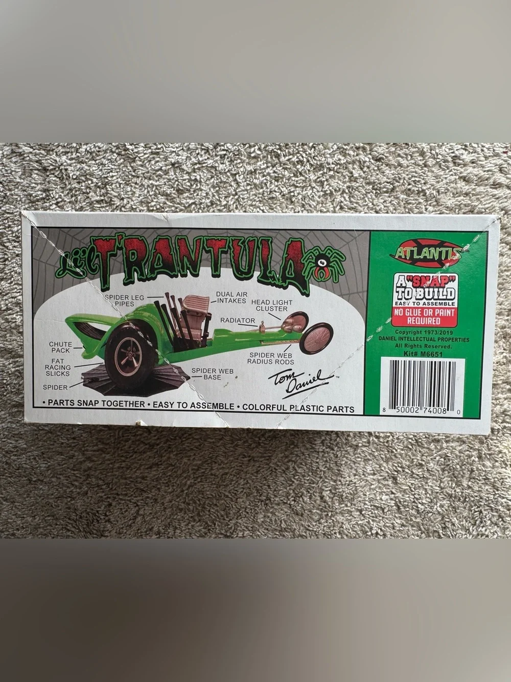 Atlantis Li’l Tarantula Dragster Model Kit 1:32 Tom Daniel Snap Build 2019